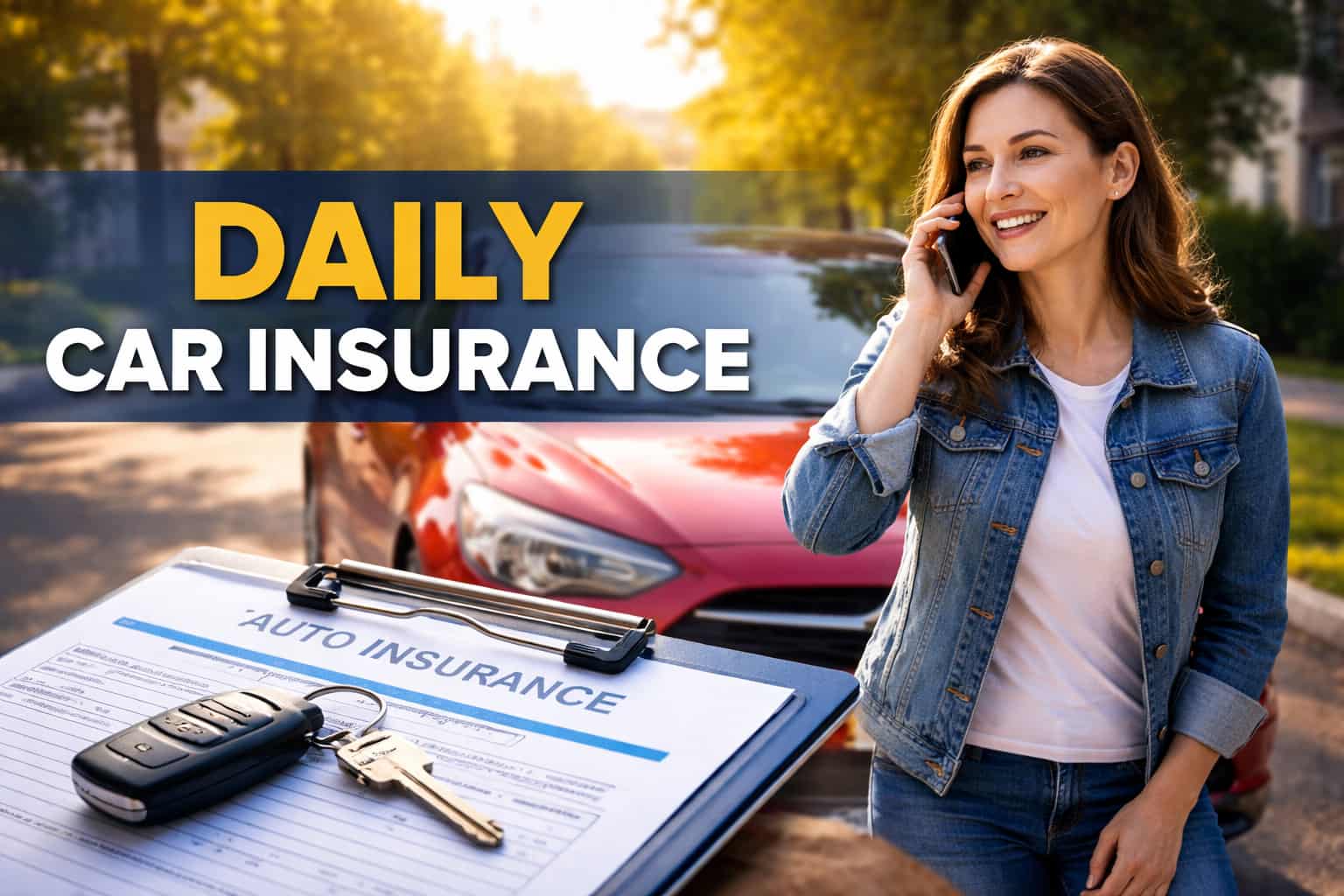 Daily car insurance coverage for short-term driving in the USA
