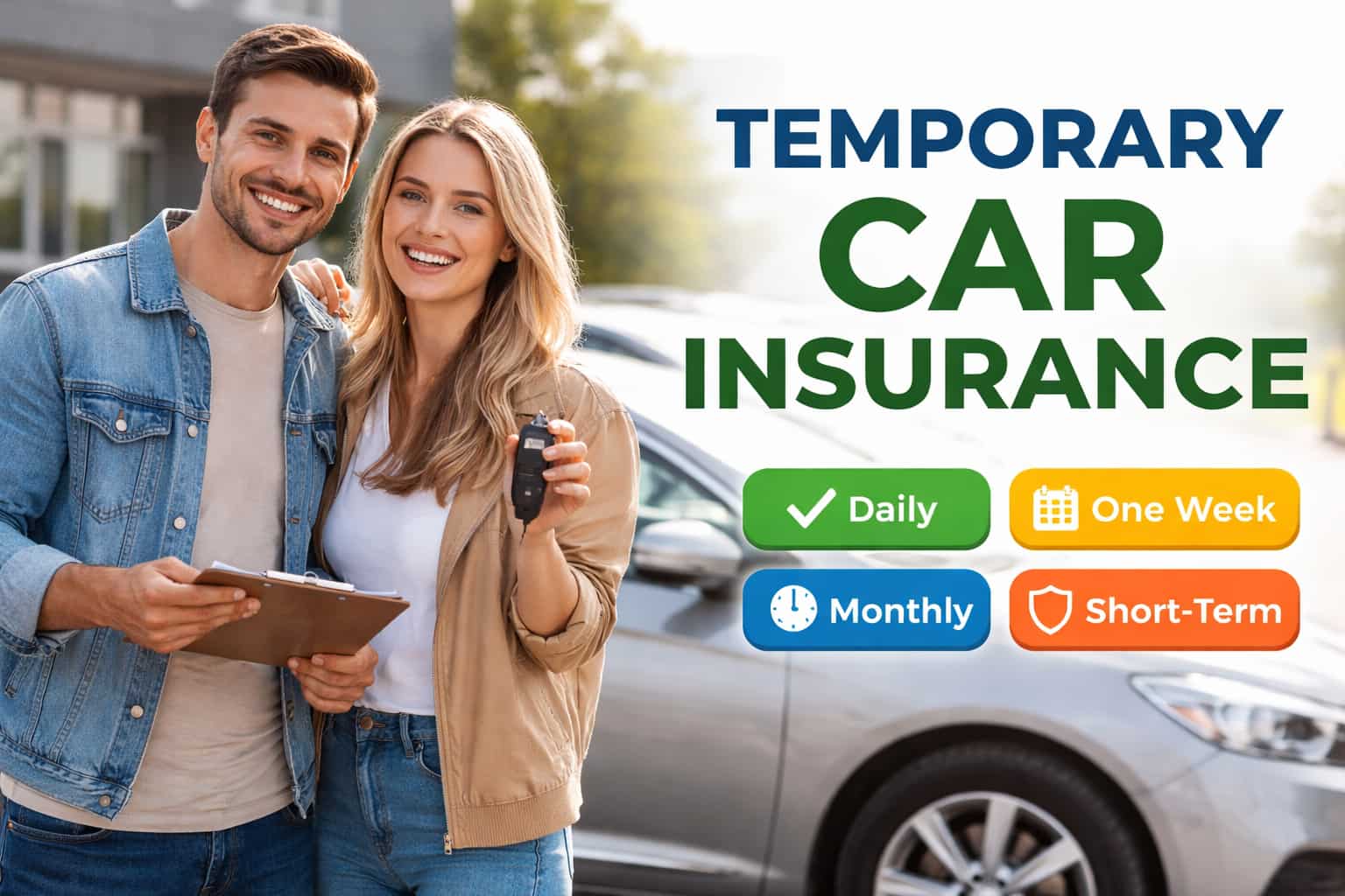 Temporary car insurance coverage for short-term drivers in the USA
