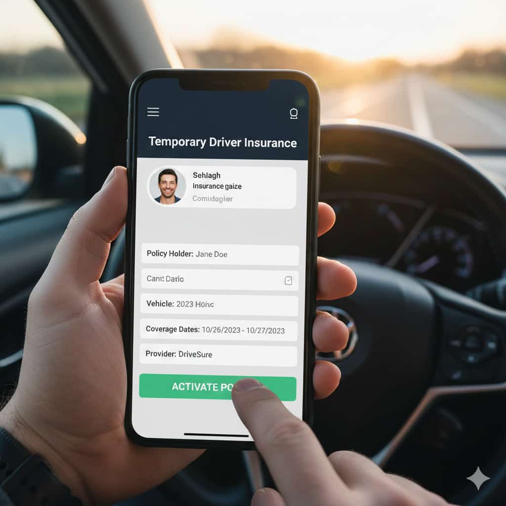 Temporary driver insurance for one week car insurance and daily car insurance